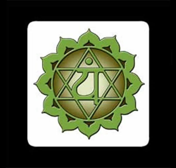 QUARTO CHAKRA – Anahata Chakra – Stampa su masonite – 10 x 10 cm